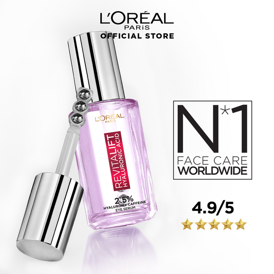 L'Oréal Paris Revitalift 1.5% Hyaluronic Acid + 1% Caffeine Hydrating Eye Serum 20ml