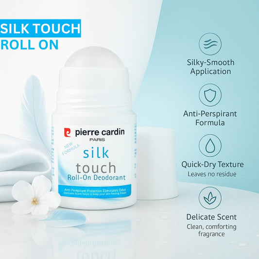 Pierre Cardin Paris Silky Touch Roll-On Deodorant 50ml