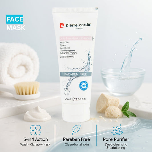 Pierre Cardin Paris 3 In 1 Face Mask 75ml