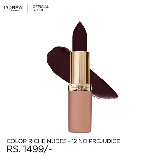 L’Oreal Paris Color Riche Free The Nudes Matte Lipstick-12 No Prejudice