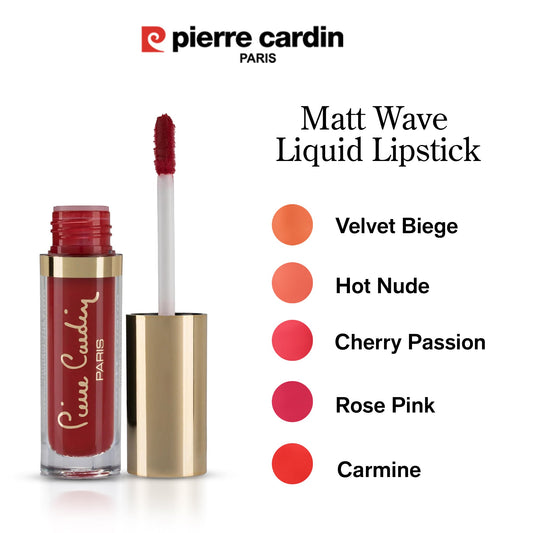 Matt Wave Liquid Lipstick – Ultra Long Lasting - Pierre Cardin Pakistan