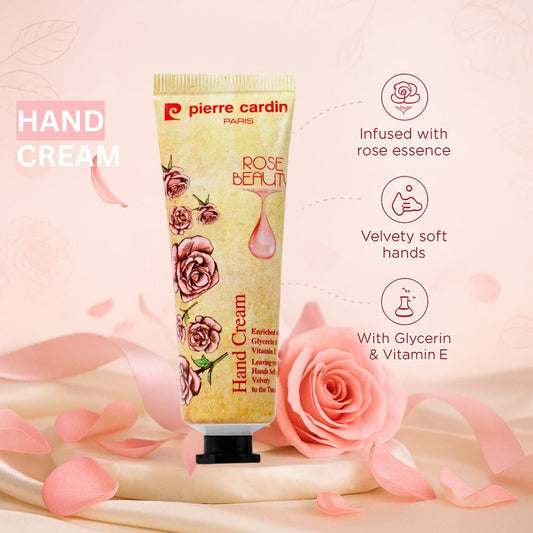 Pierre Cardin Paris Hand N Nail Cream 30ml-Rose Beauty