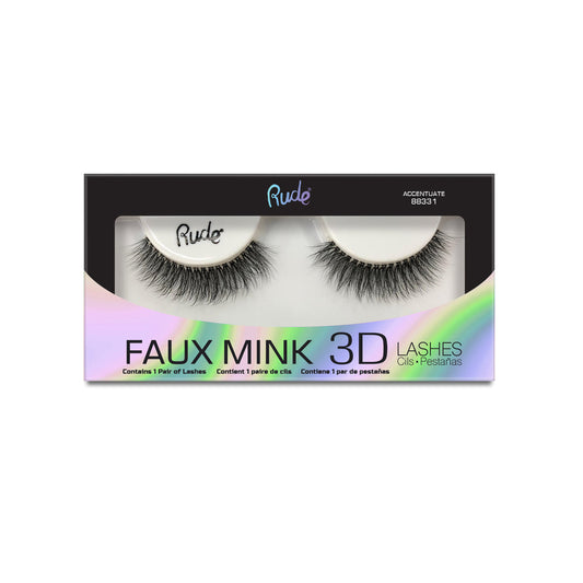 Rude Faux Mink 3D Lashes