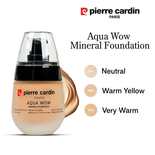 Aqua Wow Mineral Foundation 32ml - Pierre Cardin Pakistan