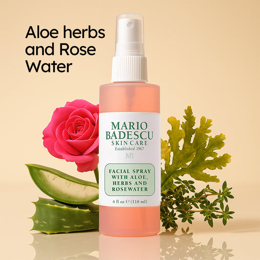 Mario Badescu Skincare Facial Spray with Aloe Herbs and Rosewater 118ml