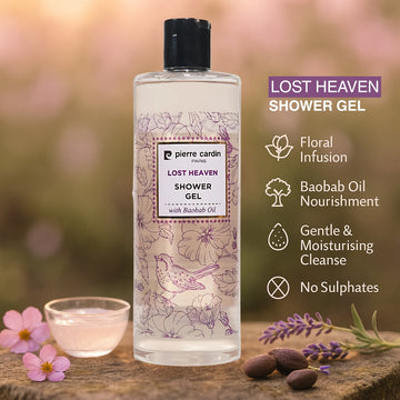 Pirre Cardin Paris Shower Gel Infused With Baobab Oil 400ml