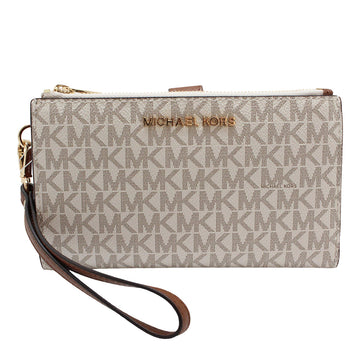 Michael Kors Jet Set Travel Double Zip Wristlet Wallet