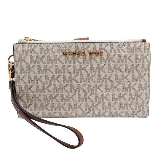 Michael Kors Jet Set Travel Double Zip Wristlet Wallet