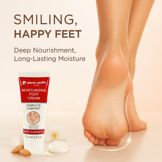 Pierre Cardin Moisturizing Foot Cream.