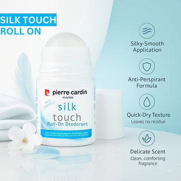 Pierre Cardin Paris Silky Touch Roll-On Deodorant 50ml