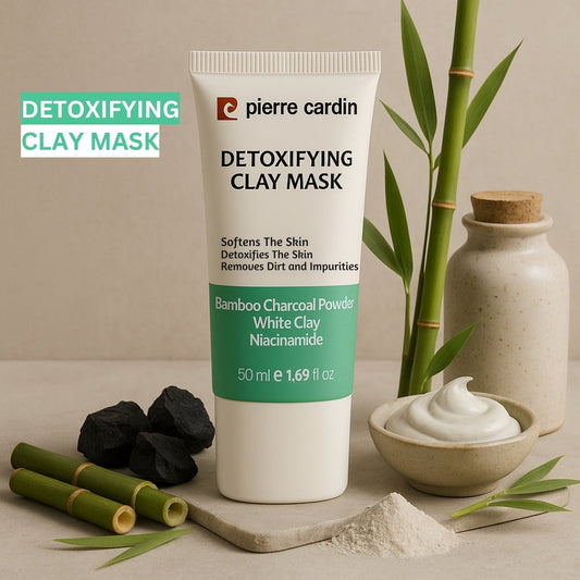 Pierre Cardin Paris Bamboo Charcoal Powder Detoxifying Clay Mask 50ml