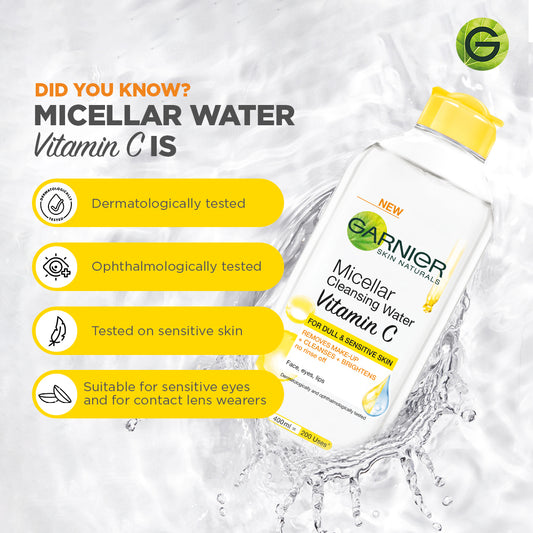 Garnier Skin Active Vitamin C Micellar Makeup Cleansing Water