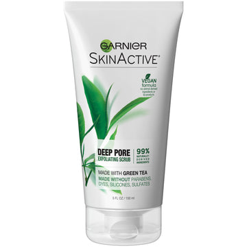 Garnier Skin active Deep Pore Exfoliating Face Scrub with Green Tea