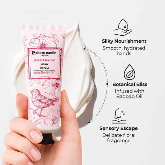 Pierre Cardin Paris Hand & Nail Cream 30ml-Secret Paradise