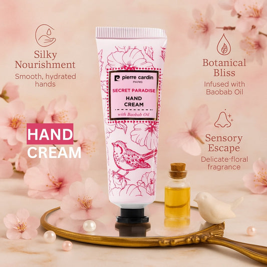 Pierre Cardin Paris Hand & Nail Cream 30ml-Secret Paradise