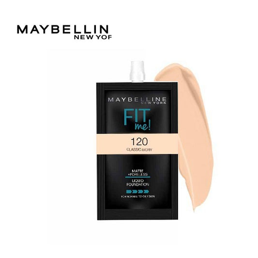 Maybelline New York Fit Me Matte & Poreless Liquid Foundation 5ml Sachet