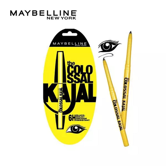 Maybelline New York Colossal 6 Hr Kajal Khol Liner - 01 Black Smudge Proof Kajal