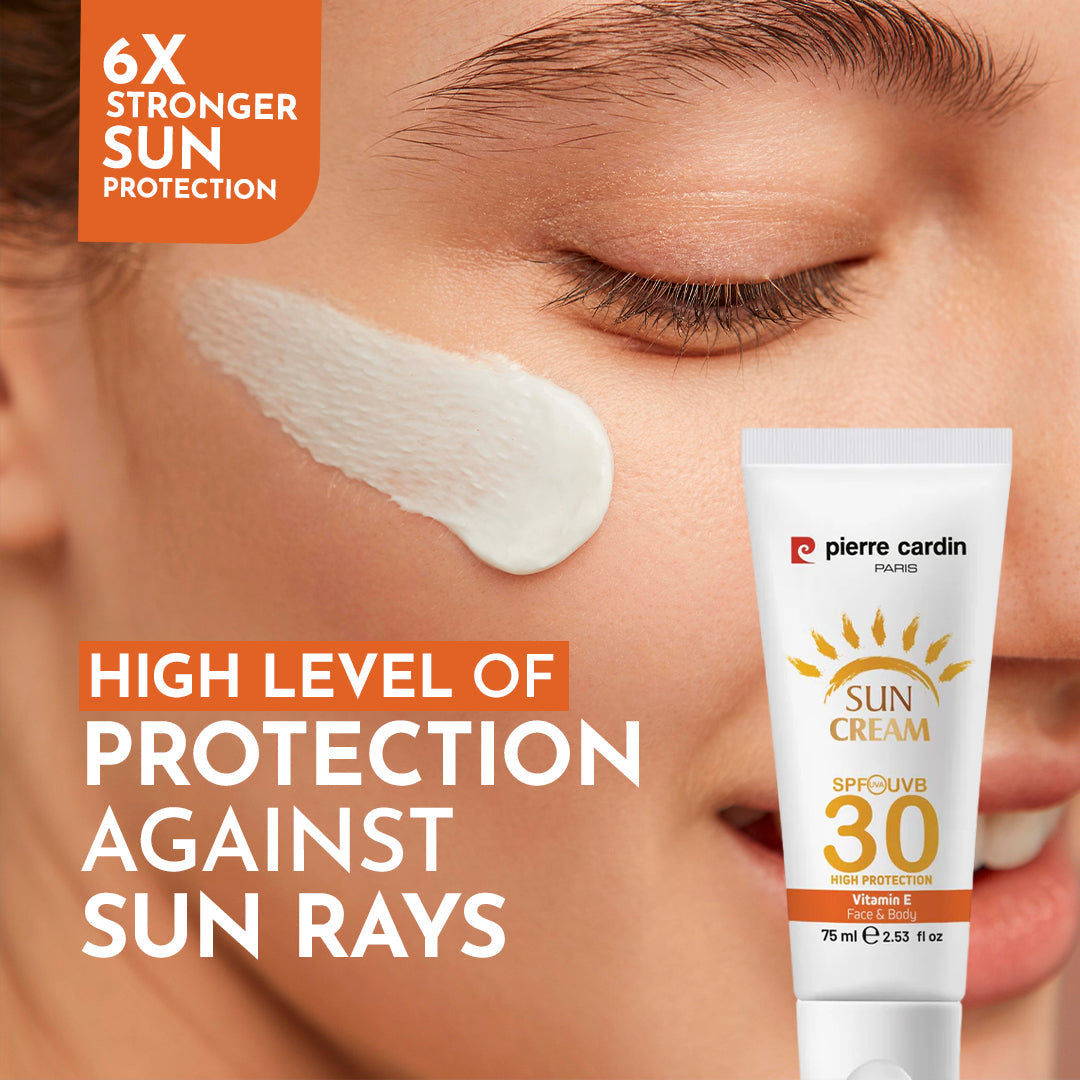 Sun Cream 30 SPF High Protection 75ml - Pierre Cardin Pakistan 
