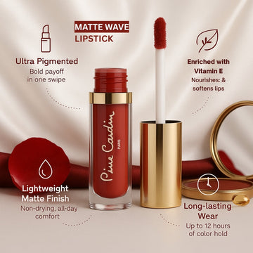 Pierre Cardin Paris Matt Wave Liquid Lipstick – Ultra Long Lasting