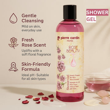 Pierre Cardin Paris Shower Gel 400ml - Rose Beauty