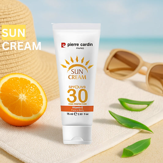 Pierre Cardin Paris Sun Cream 30 SPF High Protection 75ml