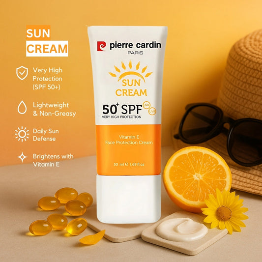 Pierre Cardin Paris SPF 50+ Sunscreen With Vitamin E 50ml
