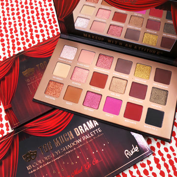 Rude Too Much Drama18 Eyeshadow Palette