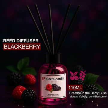 Pierre Cardin Paris Reed Diffuser 110ml-Blackberry