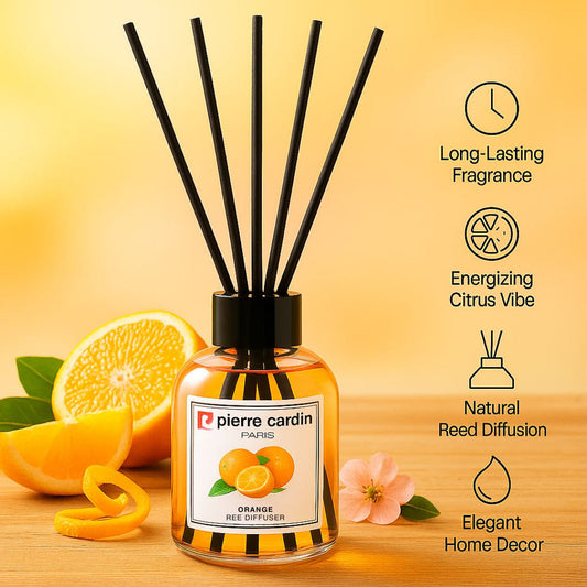Pierre Cardin Paris Reed Diffuser 110ml-Orange