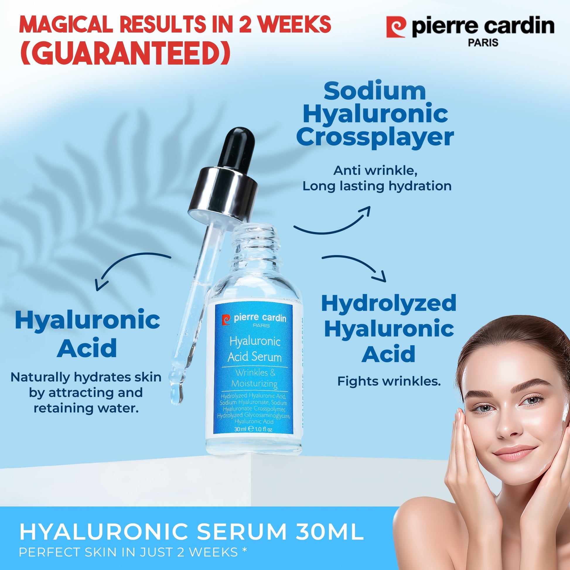 Hyaluronic Acid Serum 30ml - Pierre Cardin Pakistan 