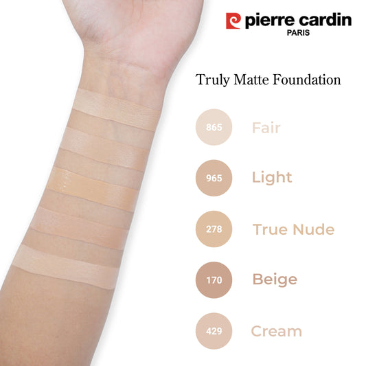 Truly Matte Foundation - Pierre Cardin Pakistan 